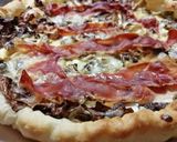 Foto del passaggio 2 della ricetta Quiche con radicchio gorgonzola e San Daniele