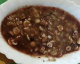 Foto del paso 3 de la receta: Puré de plátano, zumo de cerezas con cereales y sirope de arce