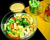 काबुली चना और पनीर सलाद (kabuli chana aur paneer salad recipe in Hindi) रेसिपी चरण 6 फोटो