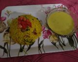 A picture of step 9 of Shahi khichadi.