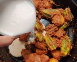 A picture of step 5 of Potala rasa / Pointed gourd rasa.
