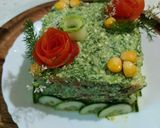 स्वीट कॉर्न सैंडविच केक Sweet corn sandwich cake रेसिपी चरण 9 फोटो