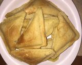 A picture of step 4 of Semovita cake.