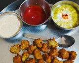 A picture of step 3 of Mix dal pakode.