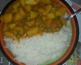 A picture of step 6 of Rice with potato stew.