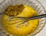 A picture of step 4 of Keema Veggies loaded Frittata.