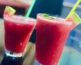 A picture of step 3 of Watermelon freeze.