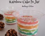 Foto langkah ke 7 dari resep Rainbow Cake In Jar.