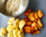 A picture of step 1 of Apple and Nectarine Tart.