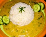 A picture of step 16 of Dal chawal.