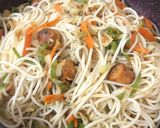 A picture of step 14 of Non Veg Noodles (Chowmein).