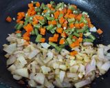 A picture of step 1 of Vegetable Daliya Khichdi for Kids.