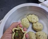 A picture of step 8 of Green peas and sabudana Kachori.