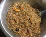 A picture of step 4 of Sweet Pongal.