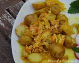 Dupiazeh sibzamini دوپیازه سیب زمینی یا دوپیازه آلو recipe step 11 photo