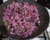 Foto langkah ke 7 dari resep 7. Nasi Goreng Bayam Merah.