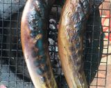 Hình bước làm 2 của món Cà tím nướng mỡ hành