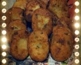 A picture of step 8 of Chicken tikka mint croqets.