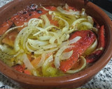 Foto del paso 3 de la receta: Ensalada templada de pimientos asados y pollo