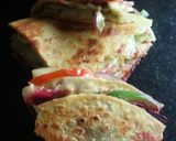 A picture of step 5 of Bombay Chapati Sandwich.