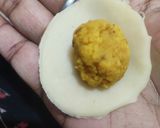 A picture of step 4 of Chandrakala.