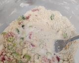 A picture of step 2 of Savoury scones. Airfyer.