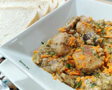 Foto del paso 7 de la receta: Albóndigas con setas en salsa sabor pesto