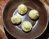 A picture of step 9 of SOOJI KHOYA MODAK...