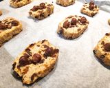 Foto del paso 3 de la receta: Galletas de pasas y chocolate
