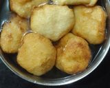 A picture of step 3 of Dahi Vada (Dahi bhalla).