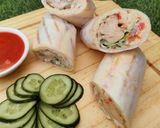 A picture of step 8 of Malai Tikka Shawarma Roll 🌯🌯.