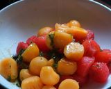 A picture of step 3 of Summer Melon Salad.