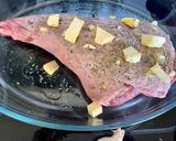Une image de l'étape 3 de Gigot d’agneau à l’ail, miel, moutarde et muscat.