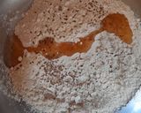 A picture of step 3 of Roti Roll with Cheese Spread.