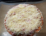 Foto del paso 6 de la receta: Base Pizza sin gluten y sin lactosa con pollo y bacon