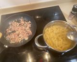 Foto del paso 1 de la receta: Tortiglioni con jamón serrano y tomate