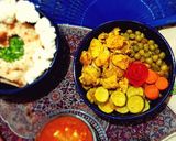 عکس مرحله 2 از دستور خوراک مرغ و سبزیجات ماکروفری سریع 🥘🍗