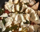 Karfiol paprikás gombával (vegán) recept fázis 4 fotója