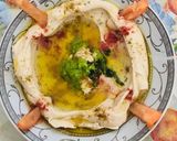 A picture of step 5 of Hummus and Falafel Appetizer.