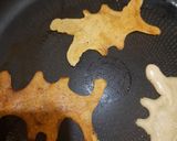 A picture of step 4 of Halloween Pancakes, Eggless.