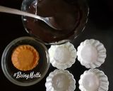 A picture of step 1 of Chocolate Peach Tarts.