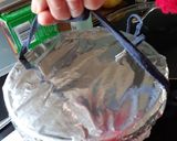 A picture of step 7 of Christmas pudding.