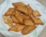 A picture of step 7 of Namak paray, snacks time.