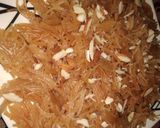 A picture of step 3 of Meethi seviyan.