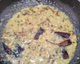 A picture of step 5 of Nawabi Dal/ Sultani Dal.