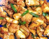 A picture of step 9 of Bread Upma.