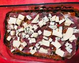 Foto del paso 4 de la receta: Pizza de espinacas y muzza, jamón crudo, queso azul y huevo 😋😋 apto keto, fácil, económica y ricaaaa