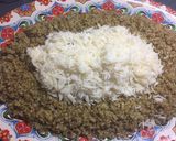 A picture of step 12 of Lamb Chops with Freekeh and Rice Flavored with Mastic.