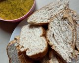 Foto langkah ke 1 dari resep Garlic oats cheese bread.