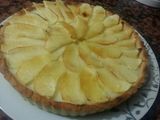 تارت بكريم باتسيير وتفاح